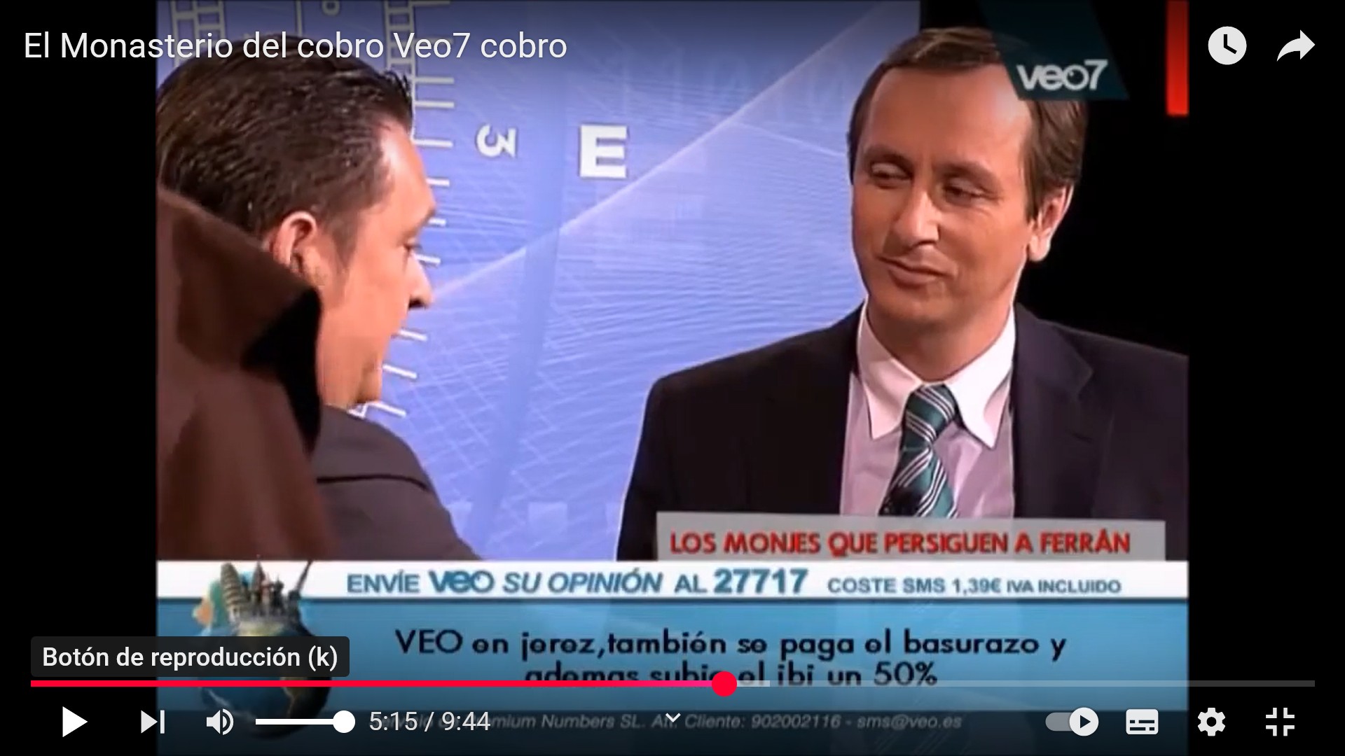 Veo 7 tv. 18 10 2.013 en el programa «La vuelta al Mundo».